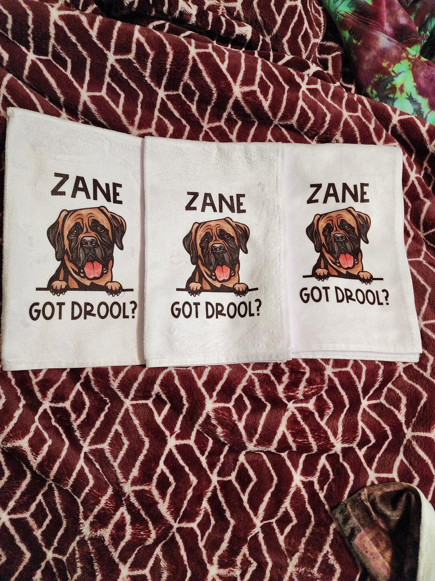 Large Dog Drool Rags - 16" x 25" Come in 1 or 3 packs