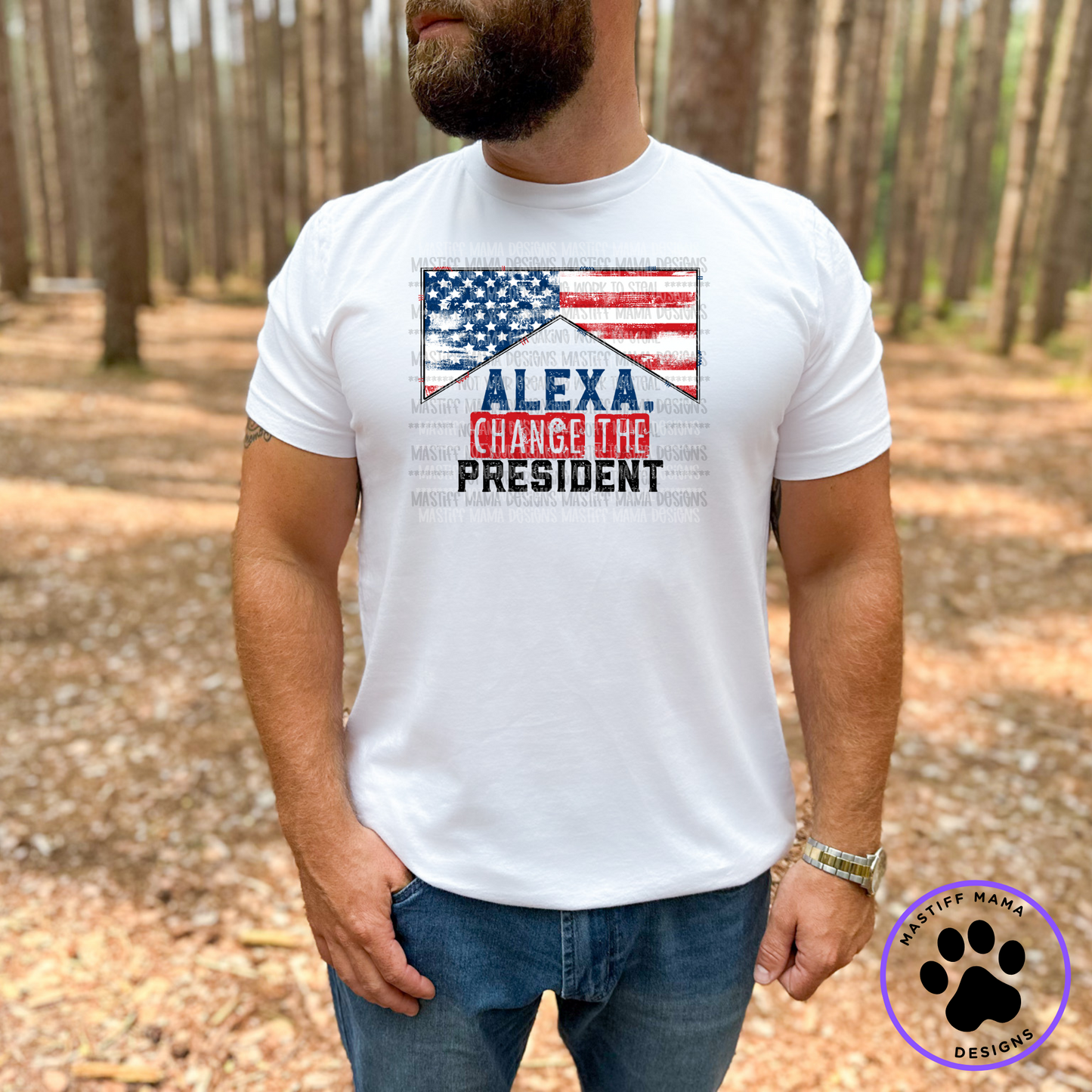 Alexa Change The President Unisex Short Sleeve Shirt - 2 color options