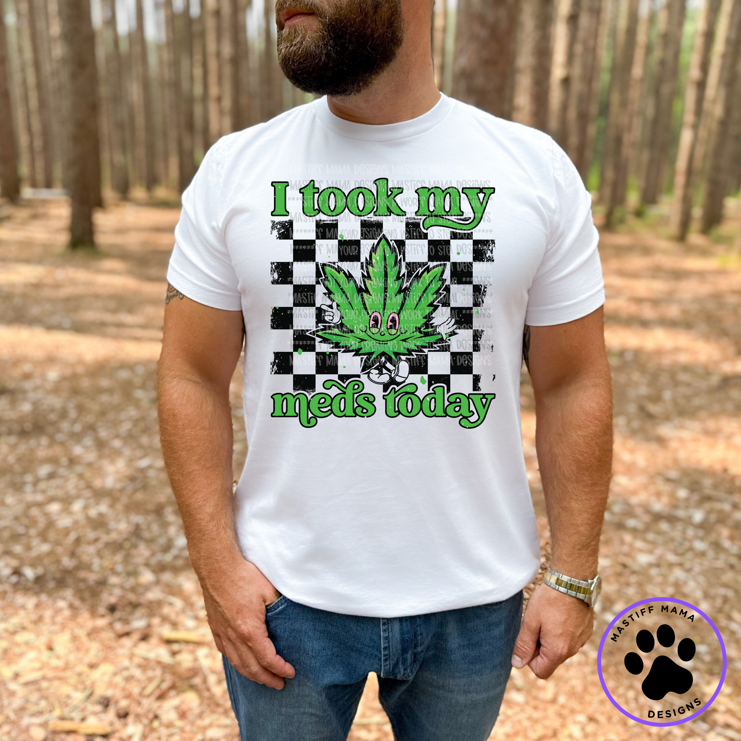 I Took My Meds Today CBD MJ Unisex Short Sleeve Shirt - 2 color options