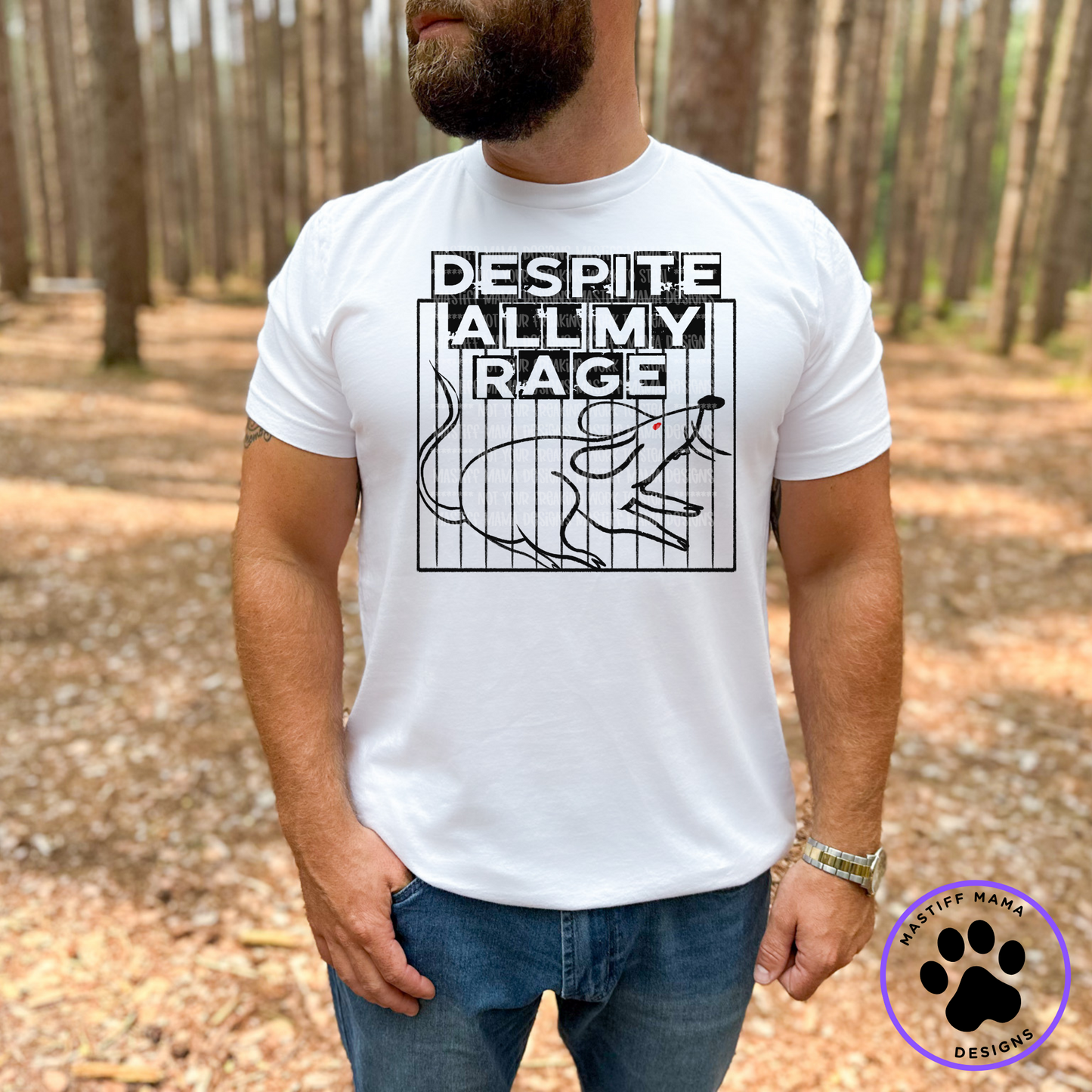 Despite All My Rage Still A Rat In A Cage Unisex Short Sleeve Shirt - 2 color options