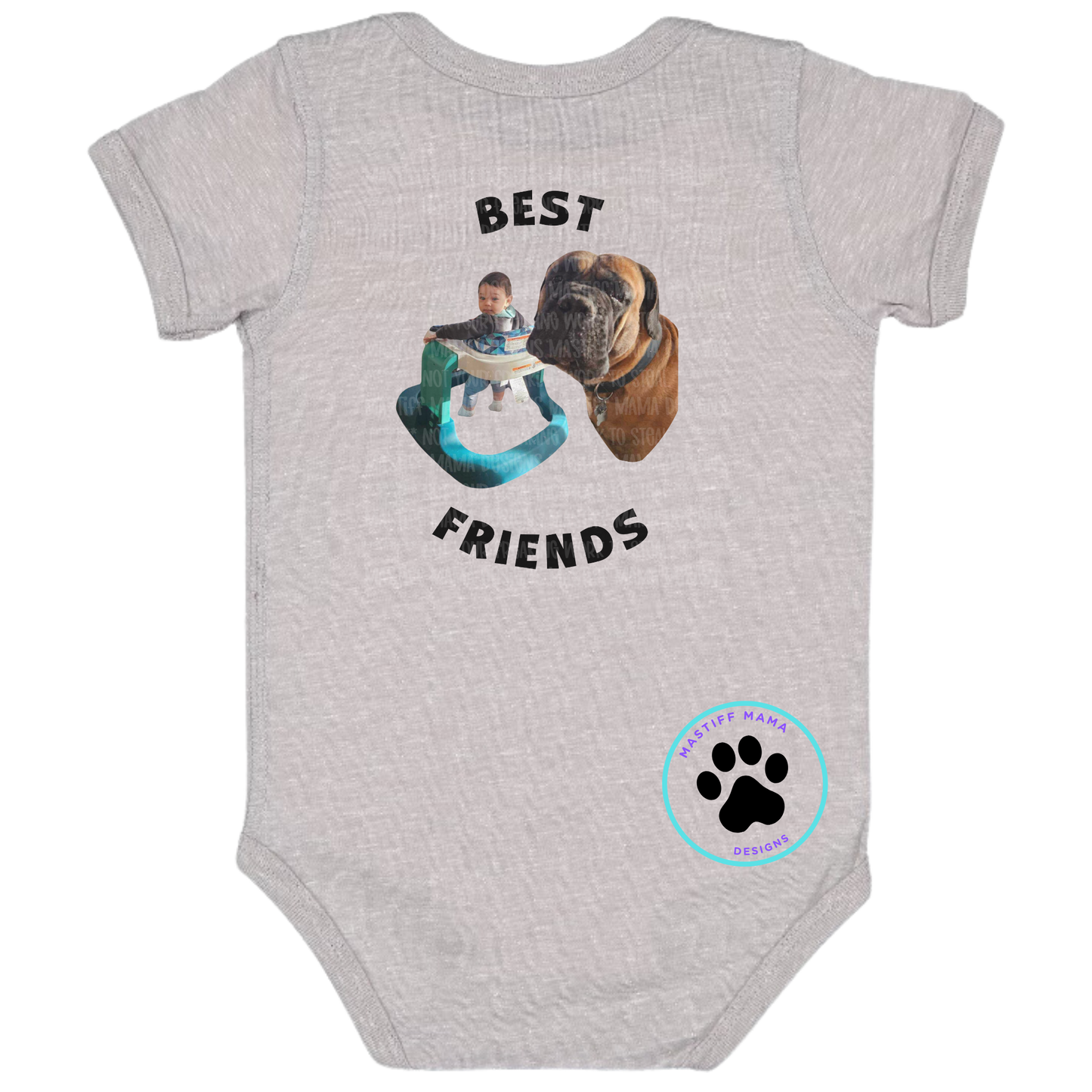 Custom Photo Shirt for Carrie Zane Best Friend Unisex Infant Bodysuit